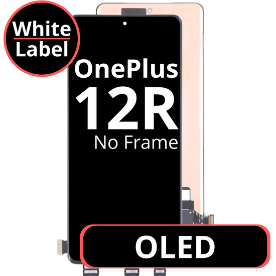 LCD OLED No Frame For OnePlus 12R White Box