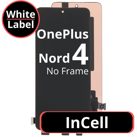 LCD InCell No Frame For OnePlus Nord 4 White Box