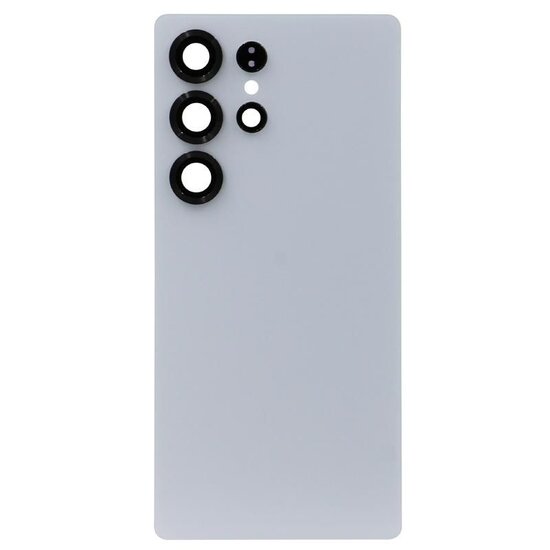 Back Cover with Camera Lens for Samsung S25 Ultra Titanium Silver / Blue Non Original