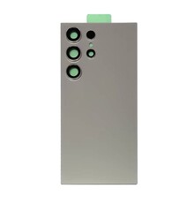 Back Cover with Camera Lens for Samsung S24 Ultra Titanium Gray Non Original