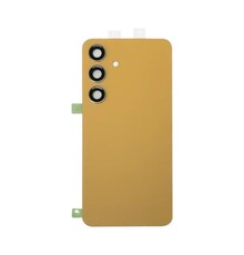 Back Cover with Camera Lens for Samsung S24 Sandstone Orange Non Original