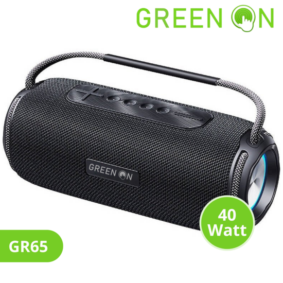 GREEN ON Wireless Speaker 40 Watt (2x 20W) GR65