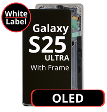 LCD OLED For Galaxy S25 Ultra Grey With Frame Not Original White Box