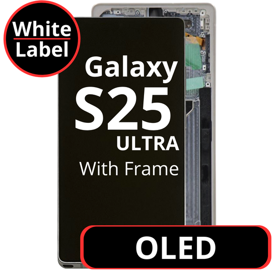 LCD OLED For Galaxy S25 Ultra Grey With Frame Not Original White Box
