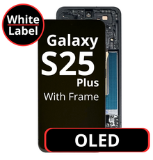 LCD OLED For Galaxy S25 Plus Shadow Silver With Frame Not Original White Box