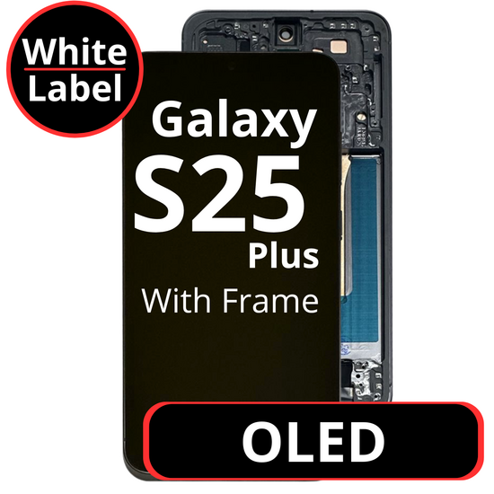 LCD OLED For Galaxy S25 Plus Shadow Silver With Frame Not Original White Box