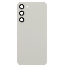 Back Cover with Camera Lens for Samsung S23 Plus Cream Non Original