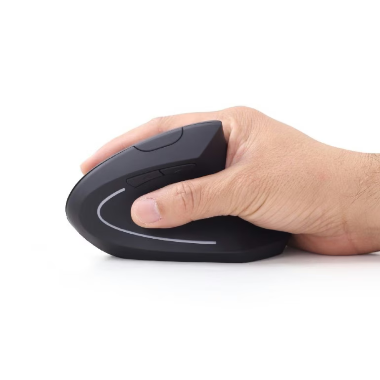 Gembird Ergonomic 6-button wireless optical mouse, black, foto 4 van 4
