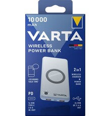 POWERBANK Varta Wireless Powerbank 10000mAh 1x USB C PD, 2x USB A QC 3.0
