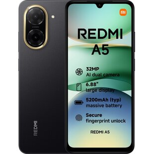 Xiaomi Redmi A5 - 4GB/128GB - Black - EU Version