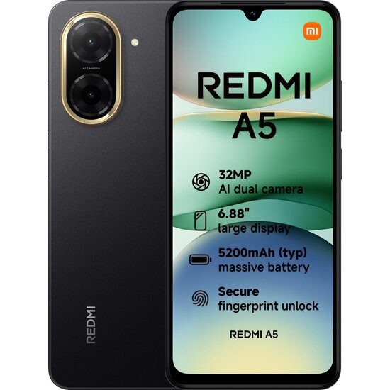 Xiaomi Redmi A5 - 4GB/128GB - Black - EU Version