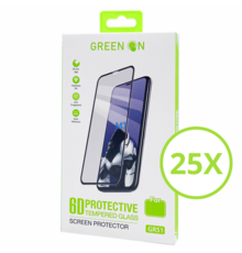 25 x Glass GREEN ON Pro 3D Glass For IPhone 17