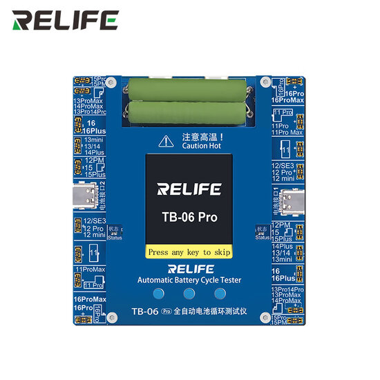 RELIFE TB-06 Pro Dual-channel fully automatic battery cycle tester