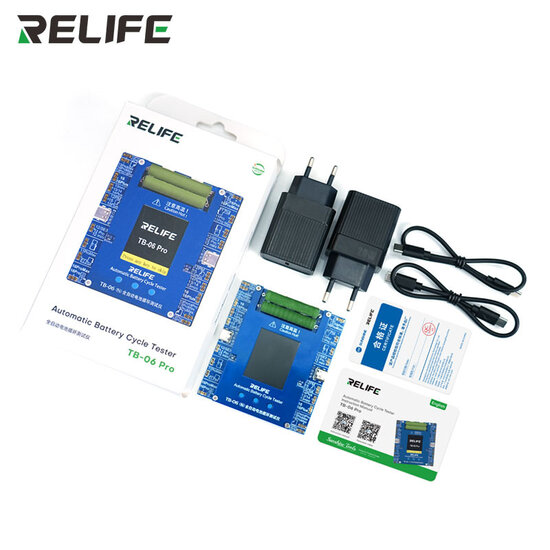 RELIFE TB-06 Pro Dual-channel fully automatic battery cycle tester