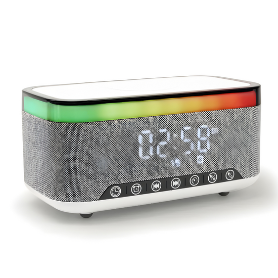 LED Wireless Charge Station Alarm Clock Radio A911