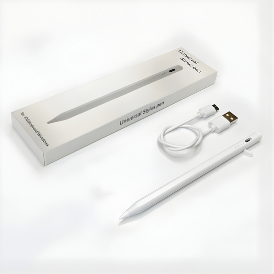 Universal Stylus Pen Magnetic White