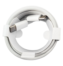 USB-C To USB-C CABLE 1M Round White