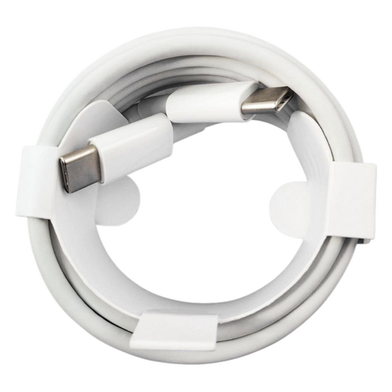 USB-C To USB-C CABLE 1M Round White