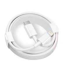 Lightning To USB-C CABLE 1M Round White