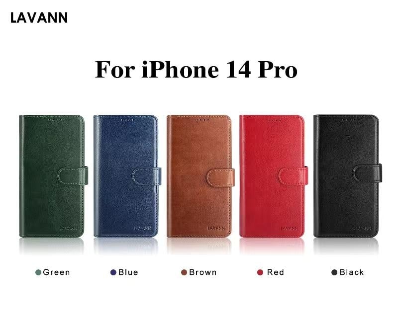 Lavann 2 in 1 Magnetic Leather Bookcase For IPhone 17 Pro / 18 Pro, foto 3 van 6