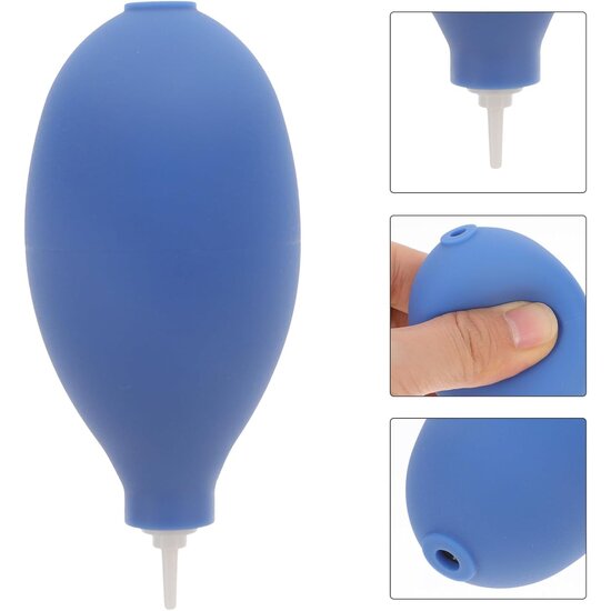 Pointed Rubber Dust Blower Blue