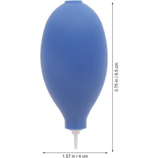 Pointed Rubber Dust Blower Blue