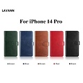Lavann 2 in 1 Magnetic Leather Bookcase For Galaxy S25 Edge