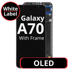 LCD OLED For Galaxy A70 Black With Frame Not Original White Box