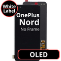 LCD OLED No Frame For OnePlus Nord White Box