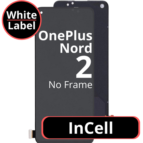 LCD InCell No Frame For OnePlus Nord 2 White Box