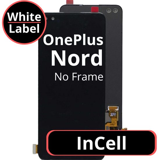 LCD InCell No Frame For OnePlus Nord White Box