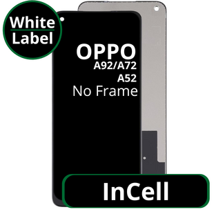 LCD InCell No Frame For Oppo A92 / A72 / A52 White Box