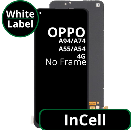 LCD InCell No Frame For Oppo A94 4G/ A74 4G / A55 4G / A54 4G White Box