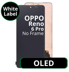 LCD OLED No Frame For Oppo Reno6 Pro White Box