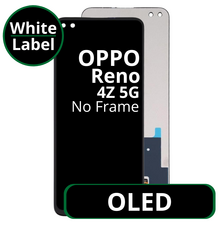 LCD OLED No Frame For Oppo Reno4 Z 5G White Box