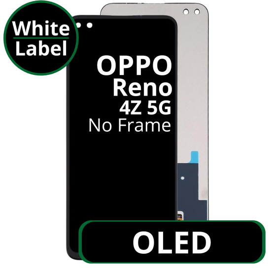 LCD OLED No Frame For Oppo Reno4 Z 5G White Box
