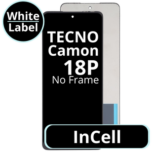 LCD InCell No Frame For TECNO Camon 18P White Box