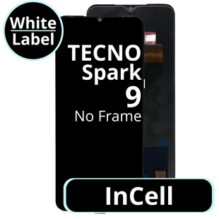 LCD InCell No Frame For TECNO Spark 9 White Box