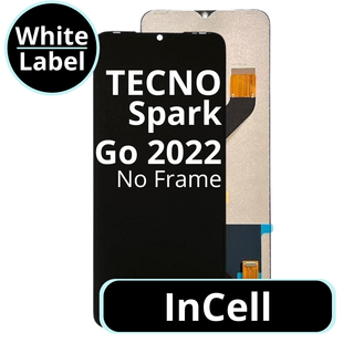 LCD InCell No Frame For TECNO Spark Go 2022 White Box