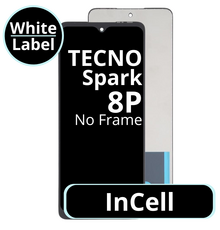 LCD InCell No Frame For TECNO Spark 8P White Box