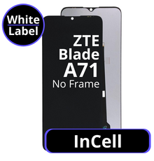 LCD InCell No Frame For ZTE Blade A71 White Box