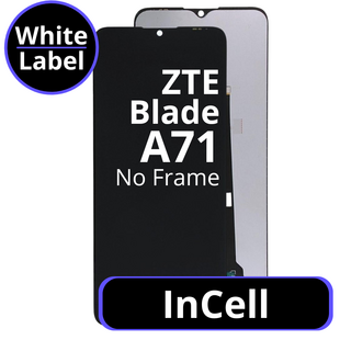 LCD InCell No Frame For ZTE Blade A71 White Box