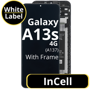 LCD InCell For Galaxy A13S 4G A137 Black With Frame Not Original White Box