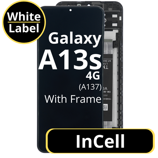 LCD InCell For Galaxy A13S 4G A137 Black With Frame Not Original White Box