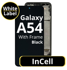 LCD InCell For Galaxy A54 Black With Frame Not Original White Box