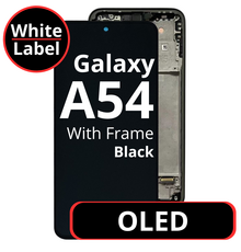 LCD OLED For Galaxy A54 Black With Frame Not Original White Box