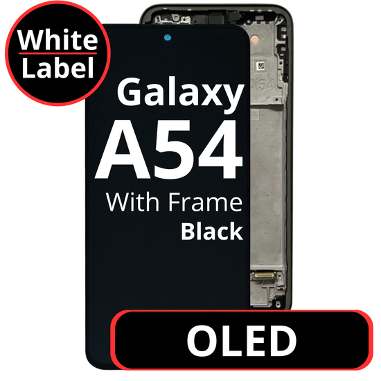 LCD OLED For Galaxy A54 Black With Frame Not Original White Box