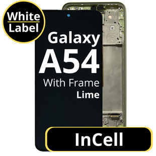 LCD InCell For Galaxy A54 Lime With Frame Not Original White Box
