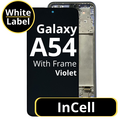 LCD InCell For Galaxy A54 Violet With Frame Not Original White Box