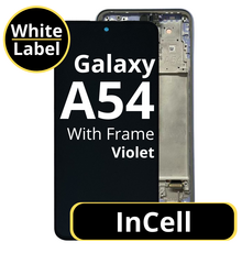 LCD InCell For Galaxy A54 Violet With Frame Not Original White Box